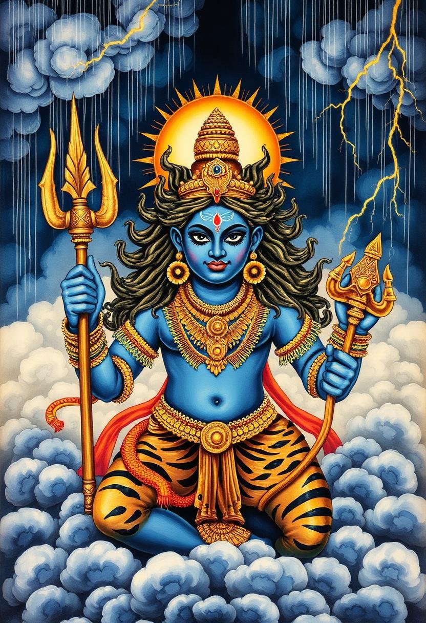 Rudra, presiding deity of Ardra nakshatra