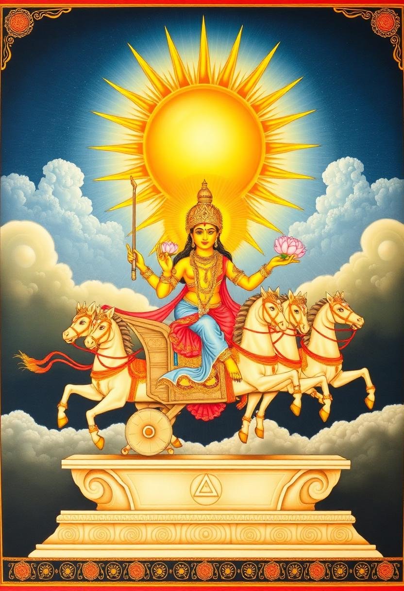 Savitr, presiding deity of Hasta nakshatra